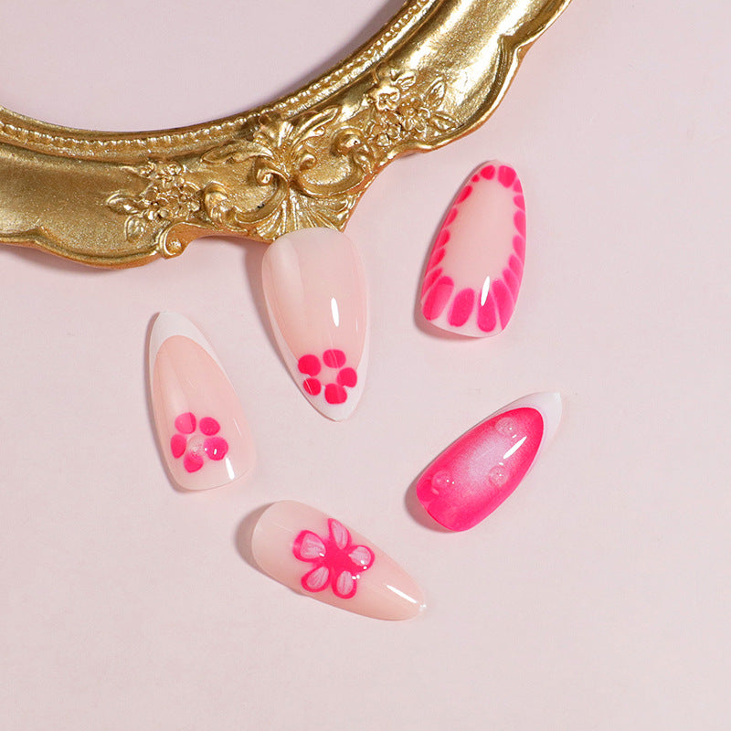 Premium Press-On Nail Set with Decorative Accents Kalsten