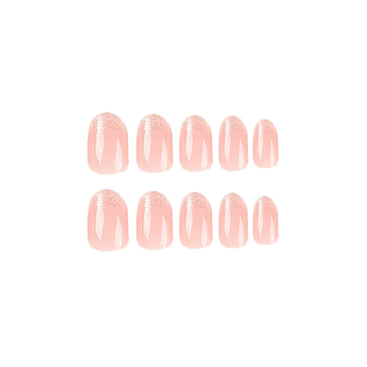 Elegant artificial nails with glitter detail Kalsten