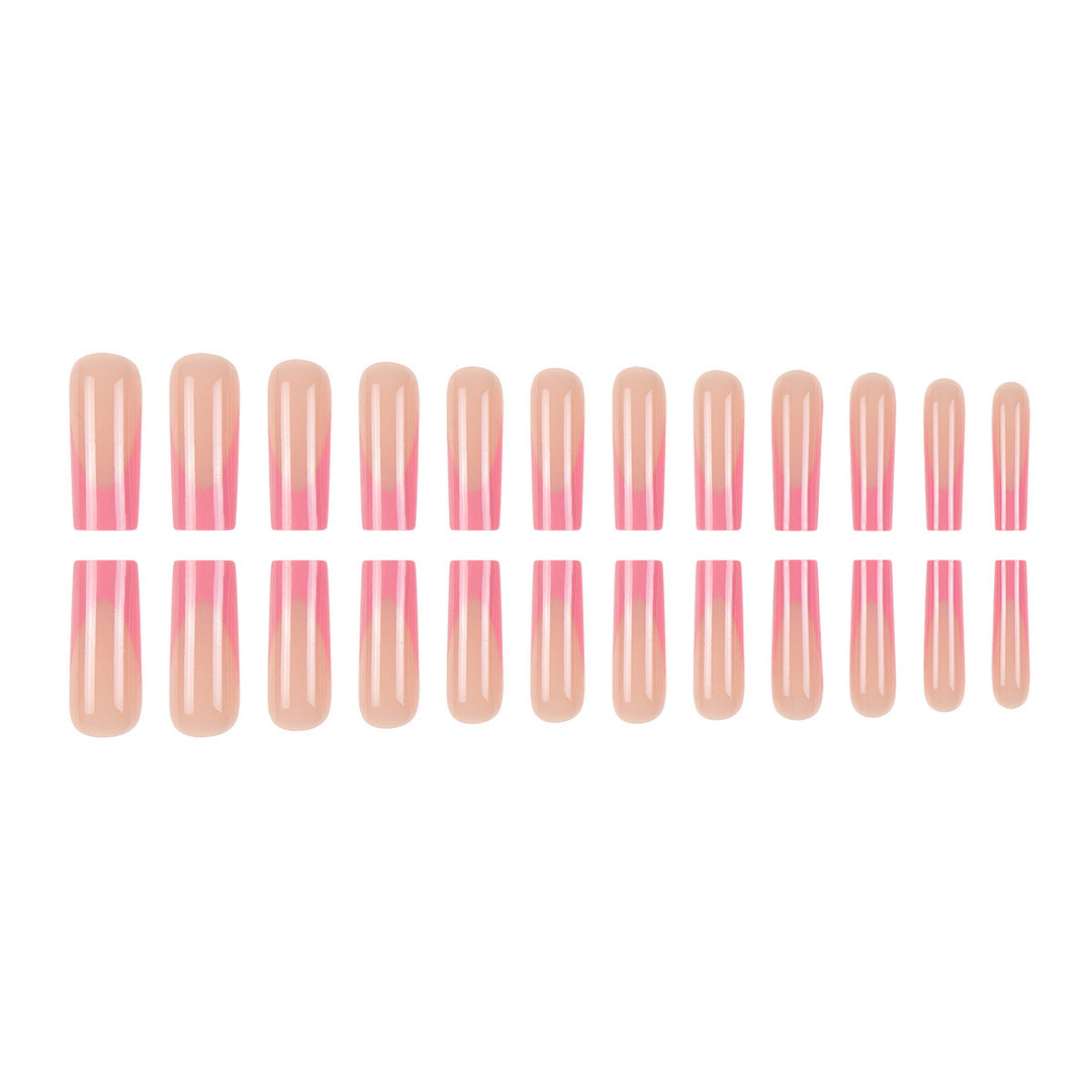 High-Gloss Long Press-On Nail Extensions Kalsten