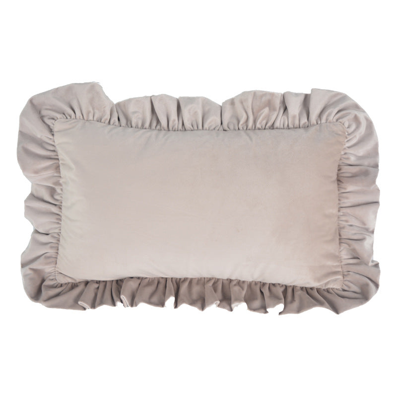 Luxury Ruffle Decorative Pillow