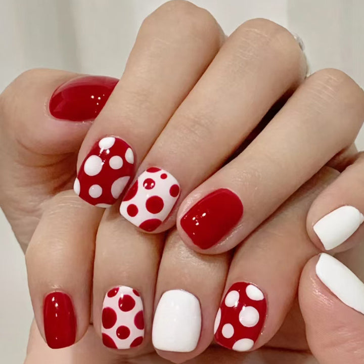 Decorative Dot Pattern Nail Art
