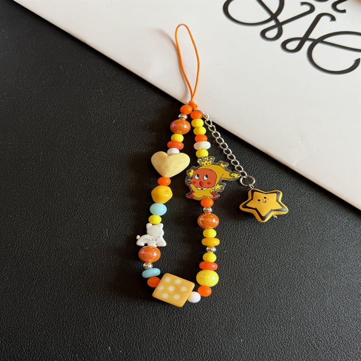 Playful Charm Beaded Phone Strap Kalsten