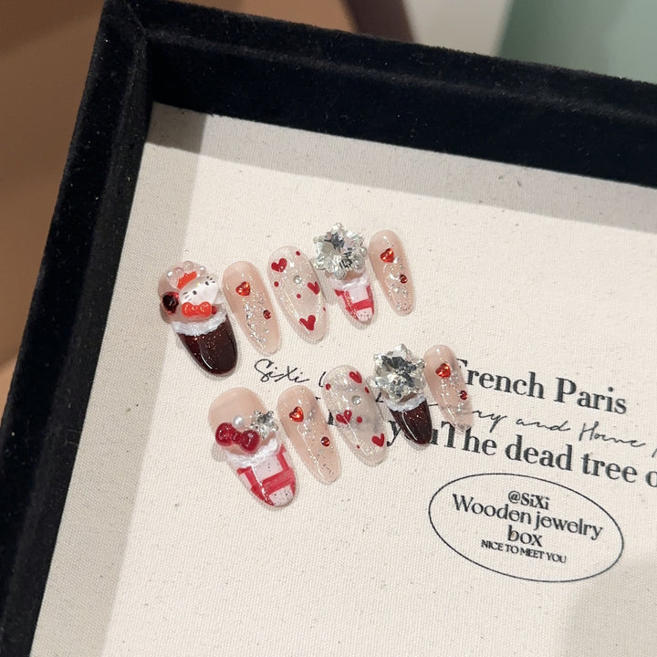 Whimsical Character Press-On Nail Set