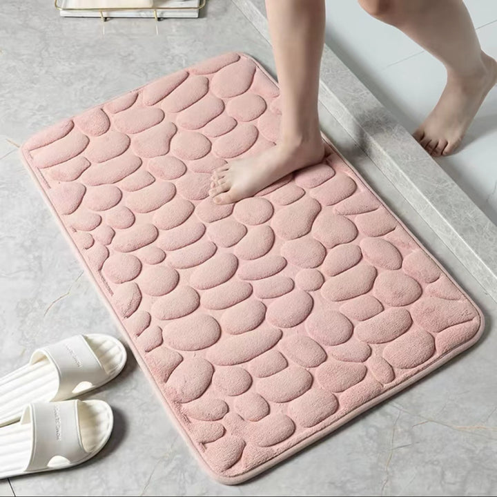 Soft Textured Bath Mat for Bathroom Floor