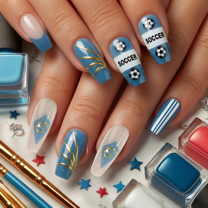 Football-Inspired Art Nails Kalsten