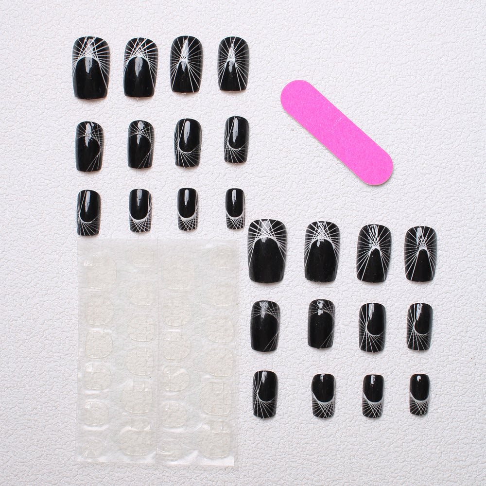 Geometric Patterned Press-On Nails Kalsten