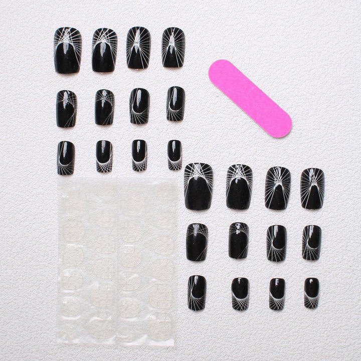 Geometric Patterned Press-On Nails Kalsten