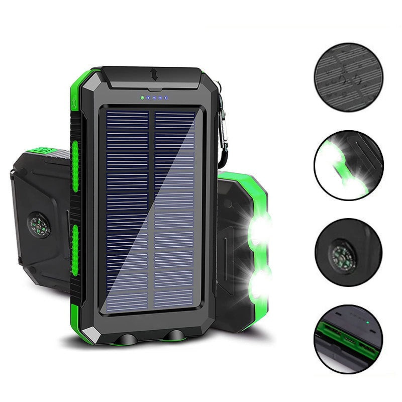 Solar-powered power bank with dual USB connection Kalsten
