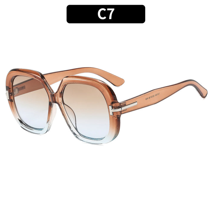 Fashion-Forward Oversized Hexagonal Sunglasses