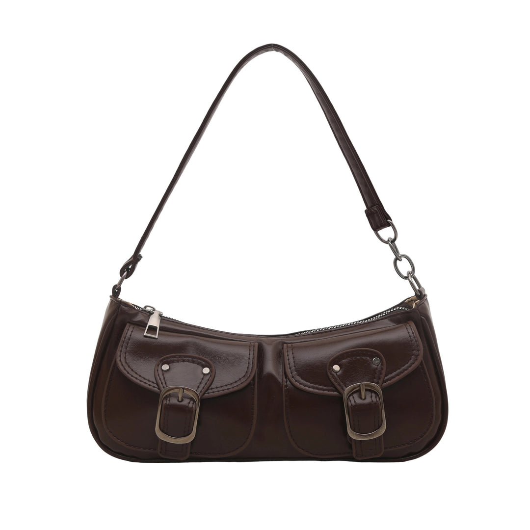 Stylish Dual Pocket Shoulder Bag Kalsten
