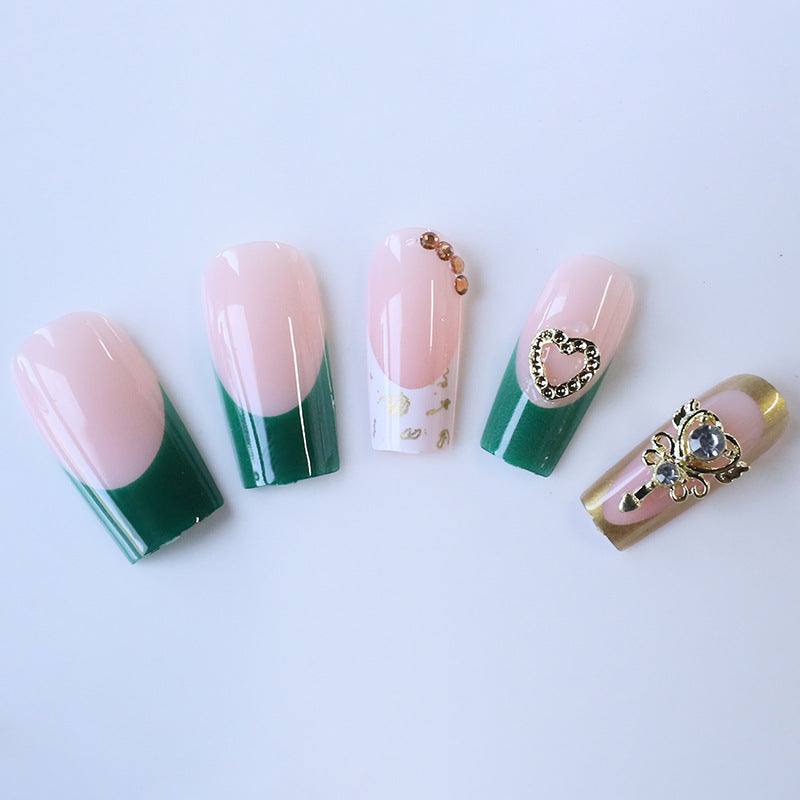 Luxurious Acrylic Nail Art Enhancements with Gem Accents Kalsten