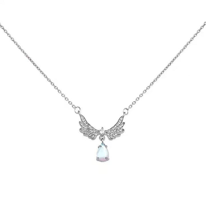 Elegant Winged Pendant Necklace Kalsten