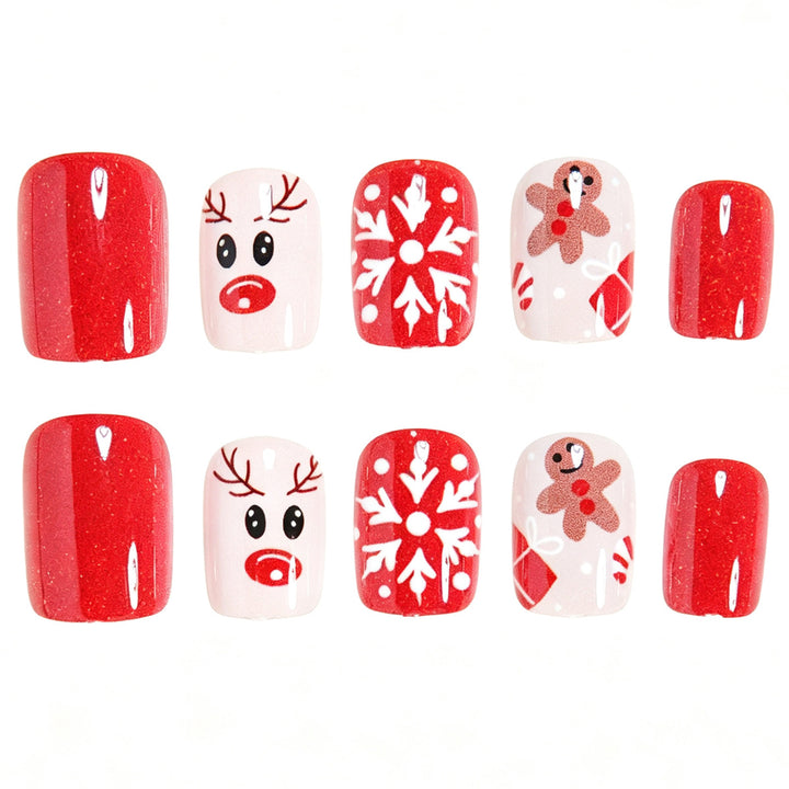 Festive Themed Press-On Nail Art Set Kalsten 1788858489