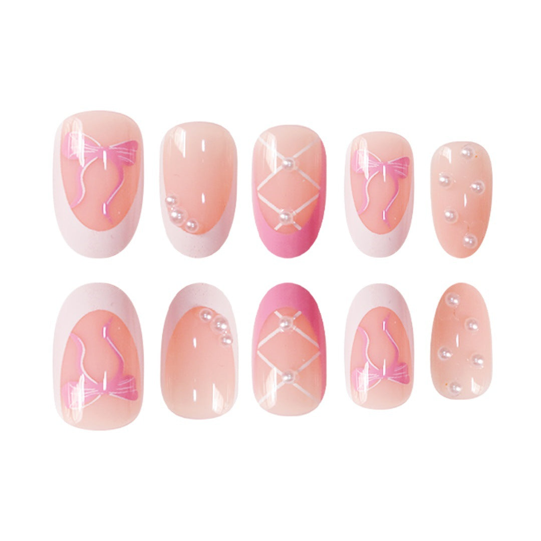 Elegant Decorative Press-On Nail Set Kalsten