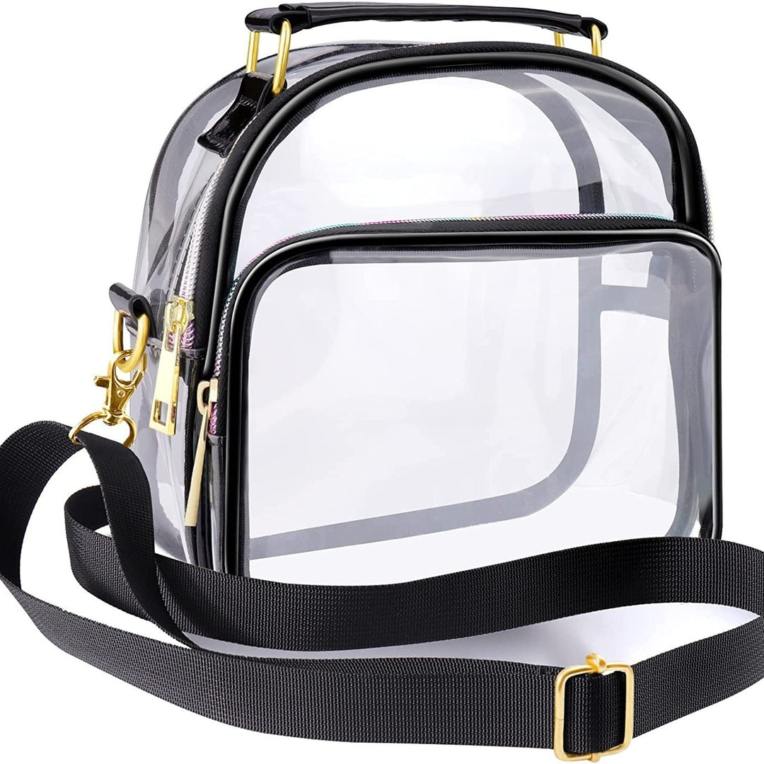 Transparent shoulder bag with removable shoulder strap Kalsten