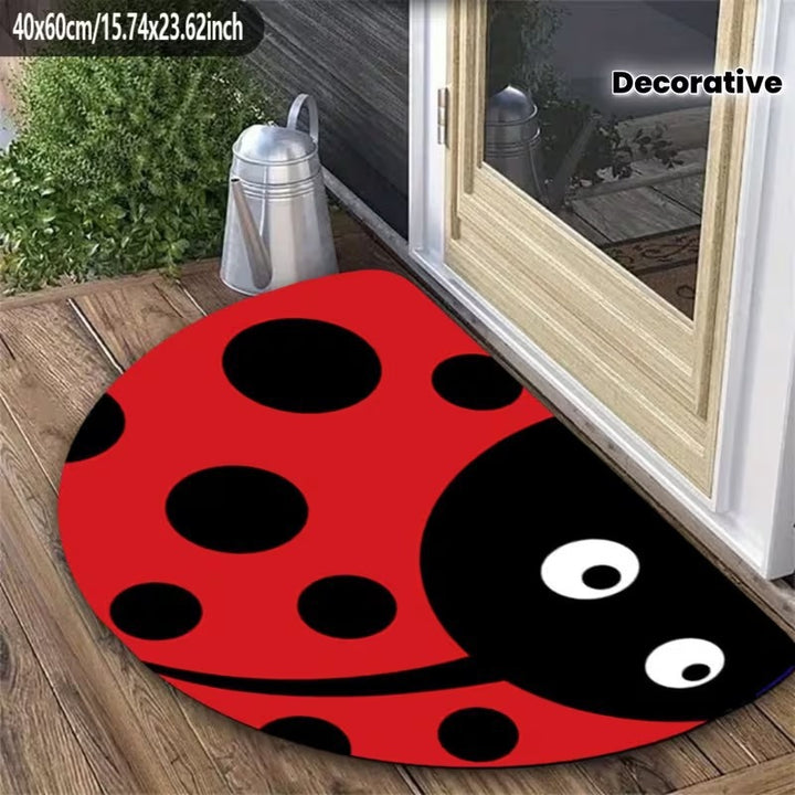 Ladybug Themed Area Rug