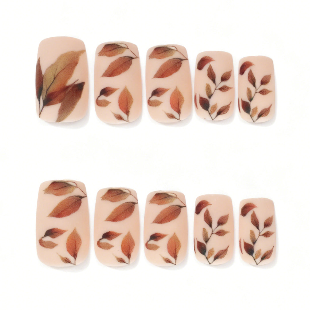 Autumn-Inspired Decorative Nail Art Kalsten