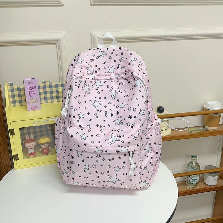 Backpack with High-Quality Star Pattern and Multifunctional Compartments Kalsten