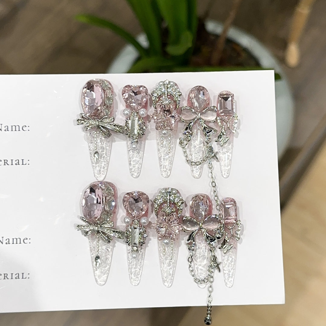 Decorative Rhinestone Hair Clip Set