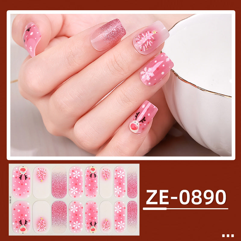Holiday-Themed Nail Art