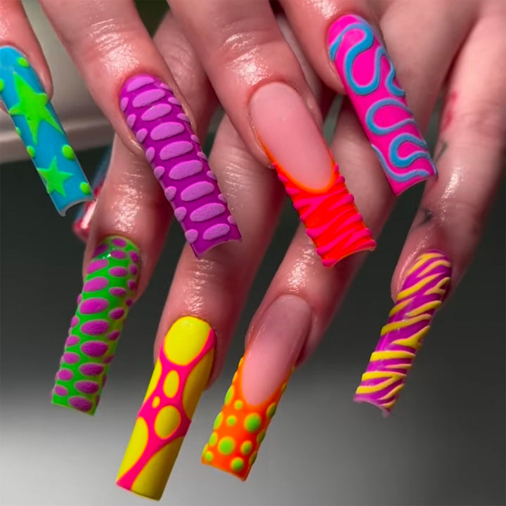 Artificial nails with extravagant design variety Kalsten