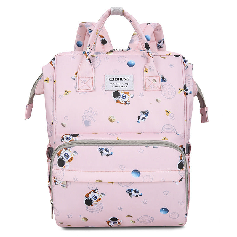 Cosmic-Themed Multi-Functional Diaper Backpack Kalsten
