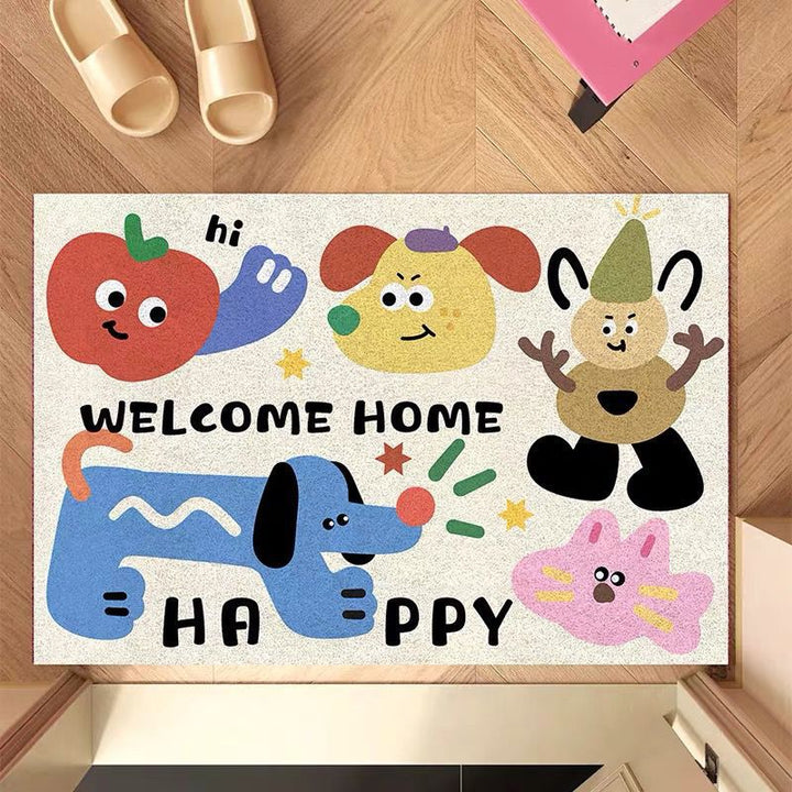 Fun Cartoon-Themed Welcome Mat Kalsten