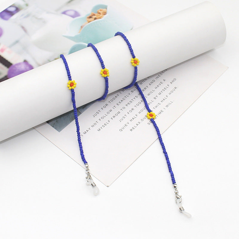 Floral Beaded Eyewear Chain Kalsten