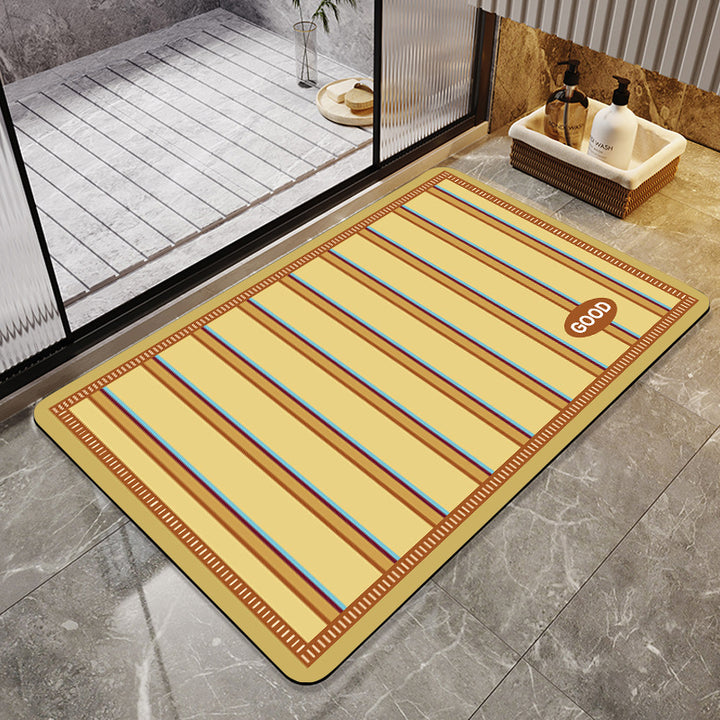 Cheerful Decorative Entrance Mat Kalsten
