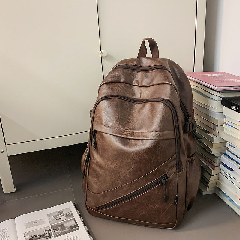 Premium Leather Laptop Backpack Kalsten