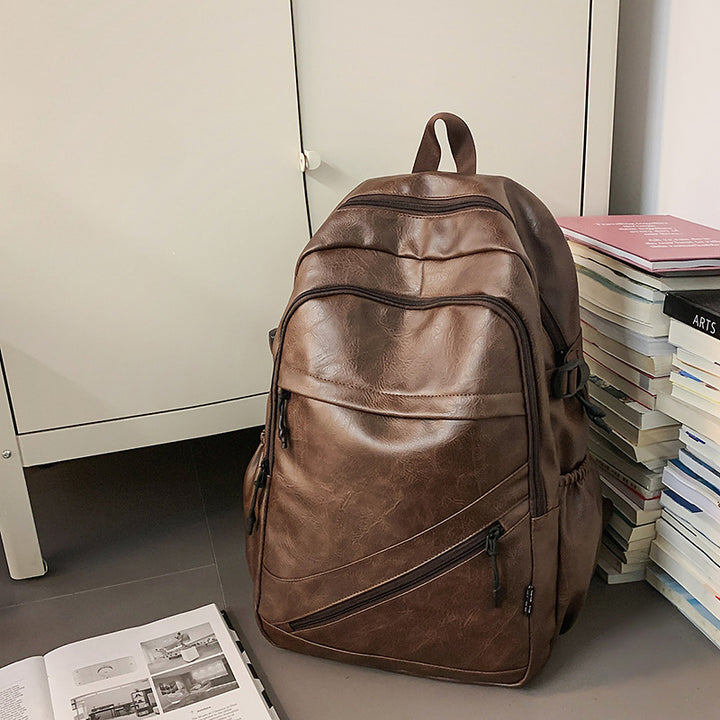 Premium Leather Laptop Backpack Kalsten
