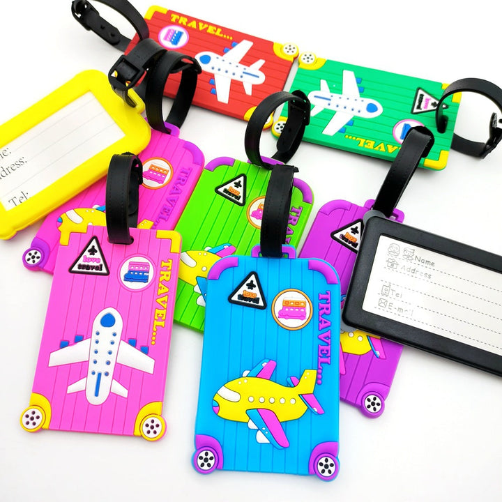 Airplane-Themed Travel Luggage Tag Kalsten