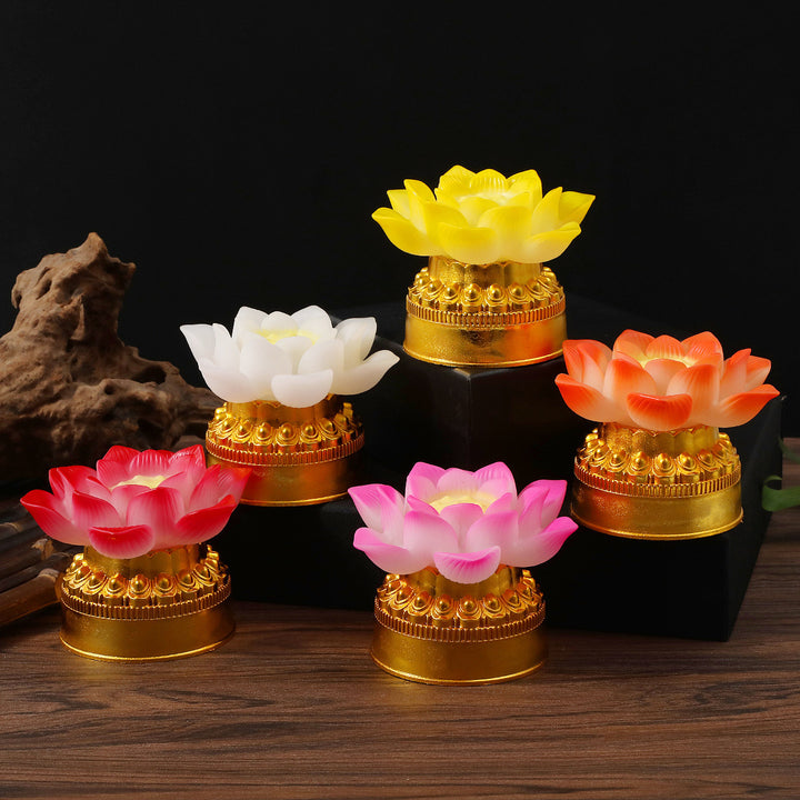 LED Lotus Flower Table Lamp