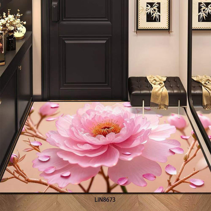 Floral Design Area Rug Kalsten
