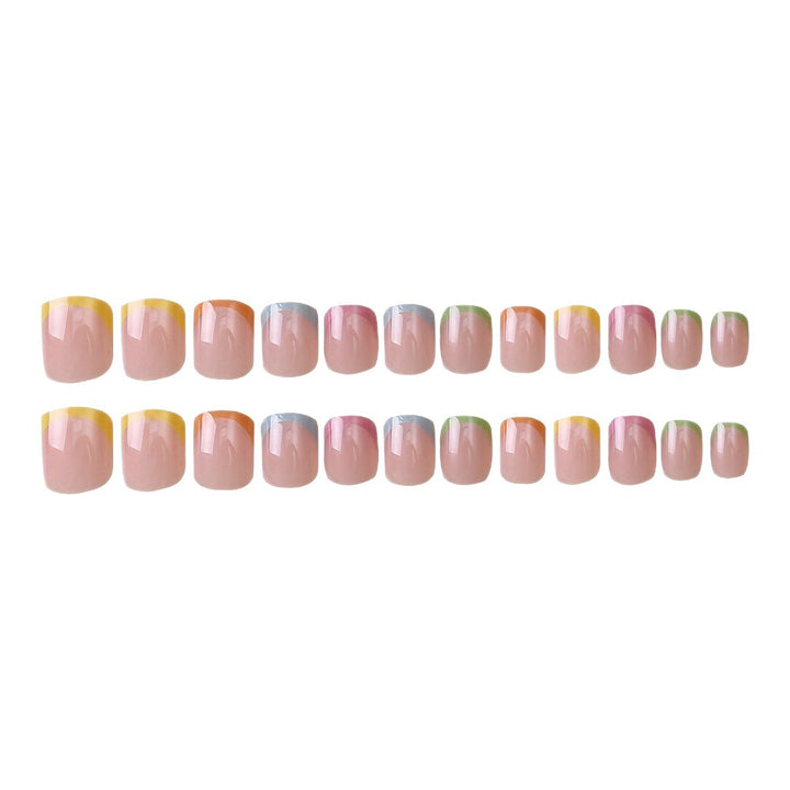 Artistic French Tip Nail Wrap Set Kalsten