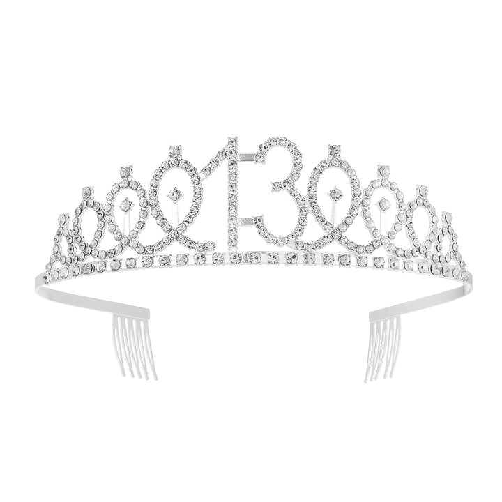 Women's Crystal-Embellished Tiara with Elegant Design Kalsten