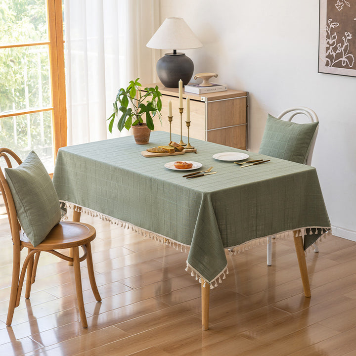 Elegant Textured Tablecloth