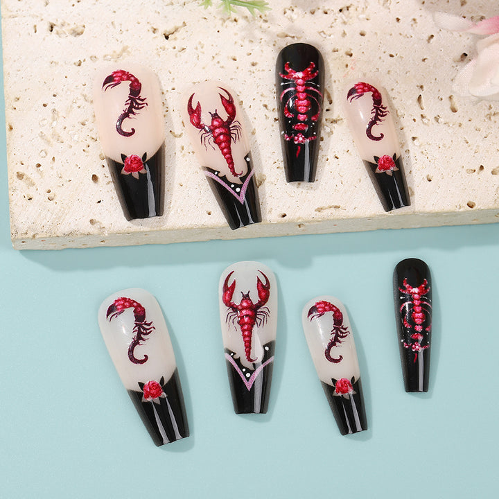 Creative artificial nails in spooky design Kalsten