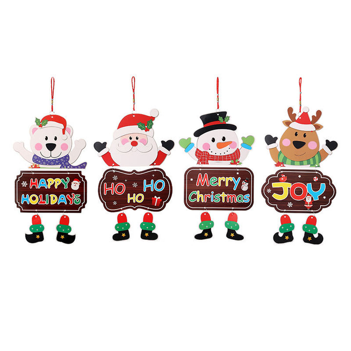 Decorative Christmas Snowman Sign Kalsten