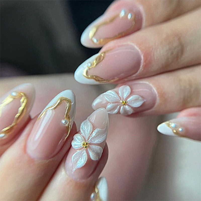 Elegant Floral Design Press-On Nails kalsten