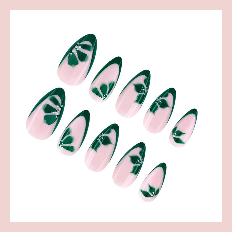 Artifical nails with elegant flower design Kalsten