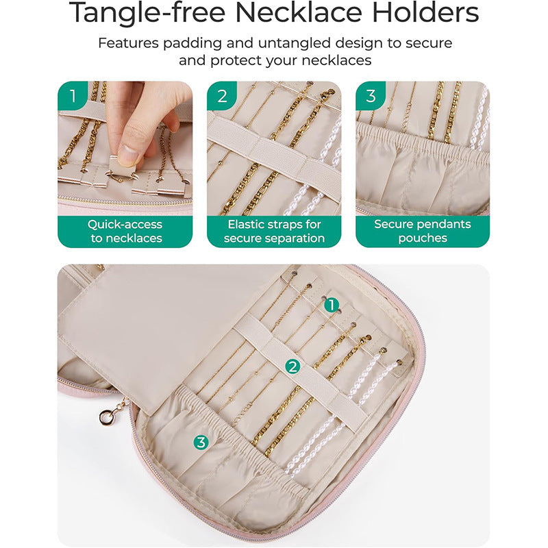 Jewelry Organizer Bag with Side Pockets Kalsten