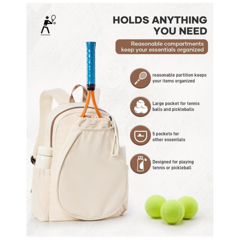 Sporty Tennis Backpack Kalsten