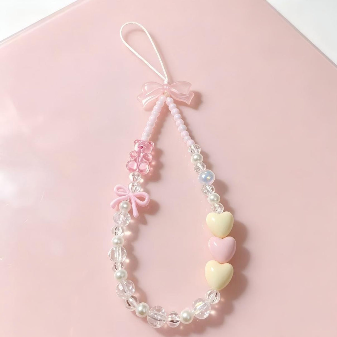 Beaded Charm Phone Strap Kalsten