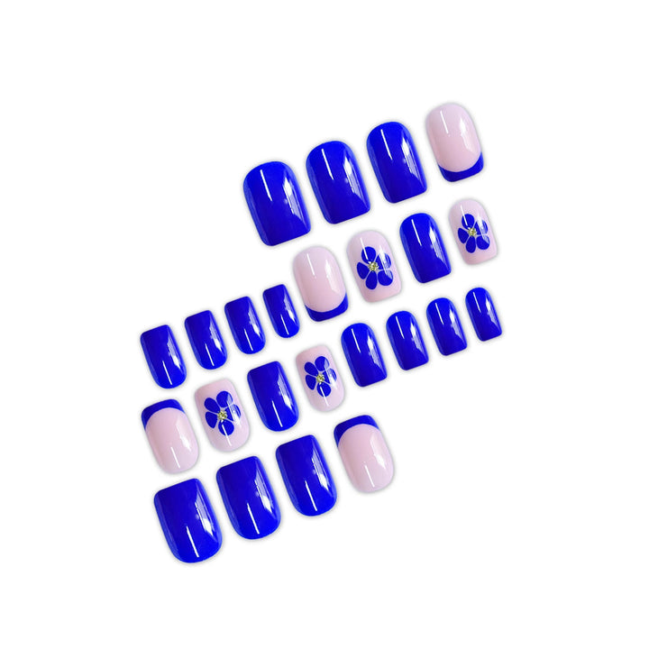 Floral Accent Press-On Nail Art Kalsten