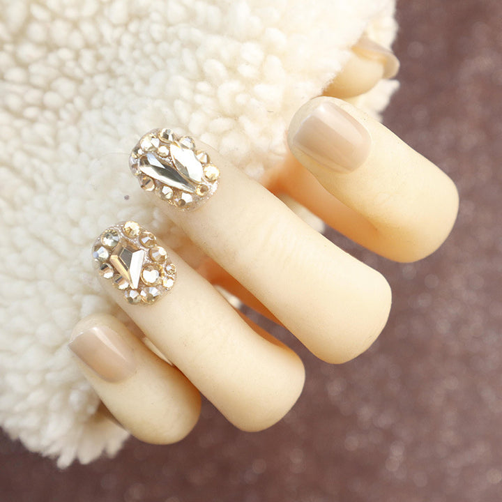 Decorative Rhinestone Press-On Nail Kit