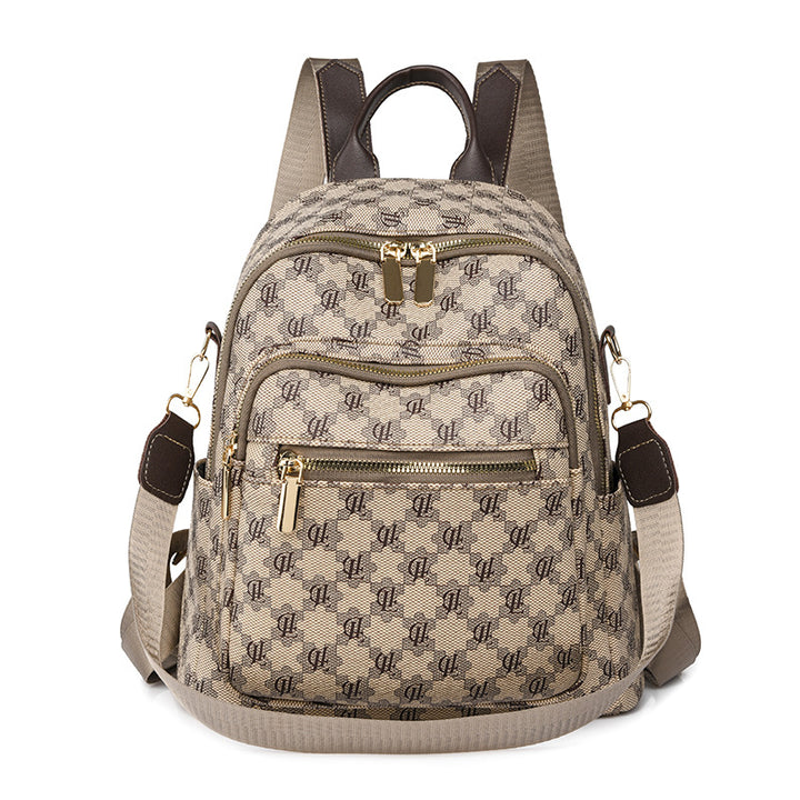 Chic Multi-Pocket Quilted Backpack Kalsten