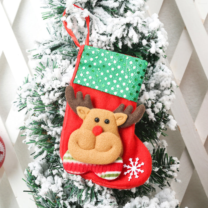 Festive Christmas stocking with reindeer motif Kalsten
