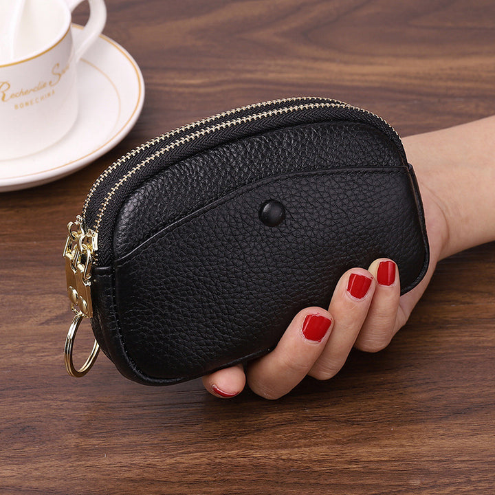 Compact Leather Coin Pouch Kalsten