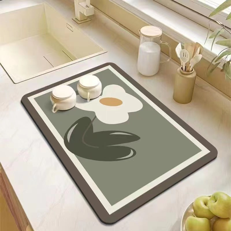 Decorative Kitchen Floor Mat Kalsten